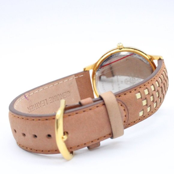 JBK Jacqueline Kennedy Watch Womens Gold Tone Stainless Steel Classic White Dial - Picture 7 of 8